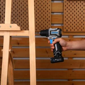 Дрель-шуруповерт аккумуляторная бесщеточная компактная DEKO Loner 20V PRO в кейсе, 20В, 2x3.0Ач, фото 7