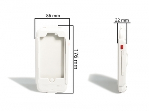 Водонепроницаемый чехол/ держатель для iPhone 6/6S на велосипед и мотоцикл DRC6IPHONE (белый), фото 3