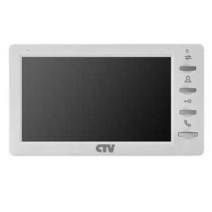 Монитор видеодомофона белый CTV-M1701 Plus