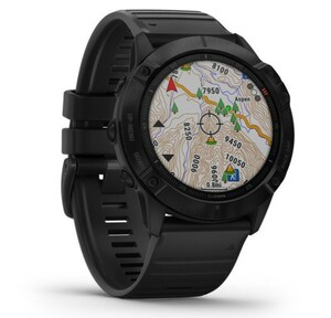 Умные часы Garmin Fenix 6x Pro черный с черным ремешком, фото 3