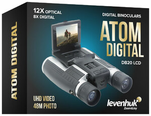 Бинокль цифровой Levenhuk Atom Digital DB20 LCD, фото 3