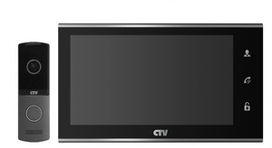 Комплект видеодомофона CTV-DP2702MD (черный), фото 1