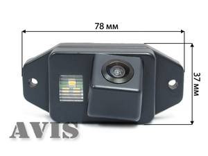 CCD штатная камера заднего вида AVEL AVS321CPR для TOYOTA LAND CRUISER PRADO 90 / 120 (#097), фото 2