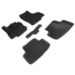 Коврики EVA 3D ромб Seintex для Volkswagen Passat B8 (черные, 95357), фото 1