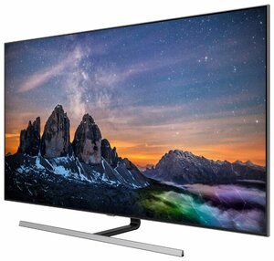 Телевизор QLED Samsung 55" QE55Q80RAUXRU Q серебристый/Ultra HD/1000Hz/DVB-T2/DVB-C/DVB-S2/USB/WiFi/Smart TV (RUS), фото 2