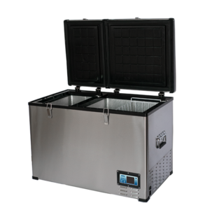 Автохолодильник компрессорный двухкамерный Alpicool BCD80 (12/24/220В), фото 4