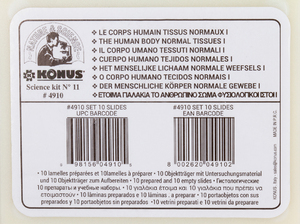 Набор микропрепаратов Konus 10: «Человеческое тело. Норма», фото 9