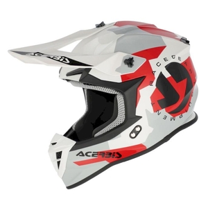 Мотошлем Acerbis Linear 22-06 глянцевый White/Grey L, фото 1
