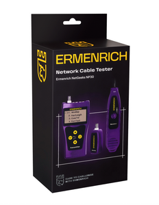 Кабельный тестер Ermenrich NetGeeks NP30, фиолетовый, фото 11