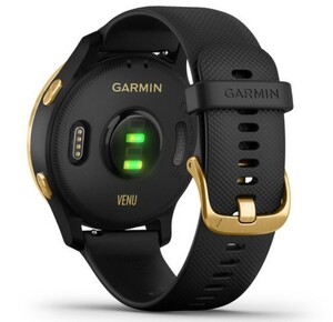 Смарт-часы Garmin Venu черные с золотистым безелем, фото 7