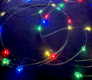 Светодиодная LED-гирлянда "ГАЛАКТИКА" цветная, 220 ламп, 50 метров (LJL-16-220-RGB500-50), фото 7