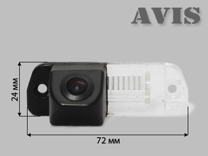 CMOS штатная камера заднего вида AVEL AVS312CPR для MERCEDES GL X164 (2006-2012) / ML W164 (2005-2011) / R-CLASS W251 (2005-...) (#053), фото 2