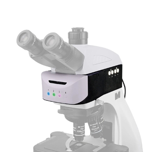 Насадка эпи-люминесцентная моторизованная MAGUS Epi-FL04M LED, блоки люминесцентных фильтров B/G/UV, фото 11