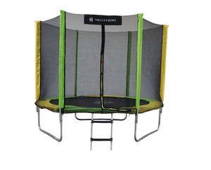 Батут каркасный Tech Team HOPSCOTCH 10FT желтый-зеленый / yellow-green, фото 7