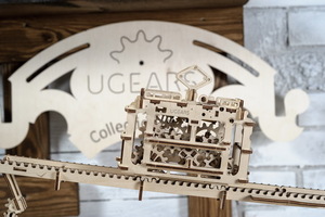 Механический деревянный конструктор Ugears Трамвай, фото 22