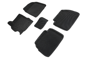 Коврики EVA 3D соты для Mazda 6 2008-2012 (черные, 95416), фото 1