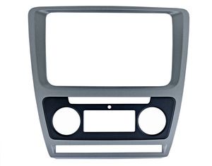 Переходная рамка Intro RSC-8676 A-SL для Skoda Octavia 04-12 Silver (Clima)