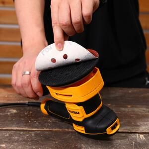 Плоскошлифовальная машина DEKO DKS400W, со сменными подошвами, 400Вт, фото 7