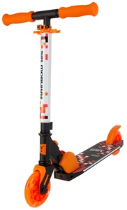Самокат Tech Team Rainbow 125 black/orange, фото 1