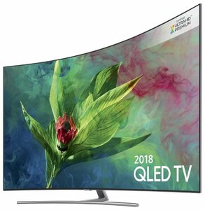 Телевизор Samsung QE55Q8CN, QLED, серебристый, фото 2
