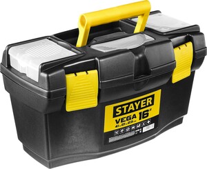Пластиковый ящик для инструментов STAYER VEGA-16  410 x 210 x 230 мм (16") 38105-16, фото 1