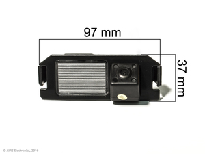 CMOS ИК штатная камера заднего вида AVEL Electronics AVS315CPR (#026) для HYUNDAI I20 / I30 / KIA GENESIS COUPE (2012-...) / RIO IV / PICANTO / SOUL, фото 2