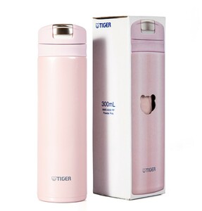 Термокружка Tiger MMX-A030 Powder Pink 0,3 л (цвет пудрово-розовый), фото 3