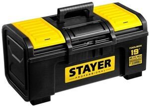 Пластиковый ящик для инструментов STAYER TOOLBOX-19 480 х 270 х 240  38167-19