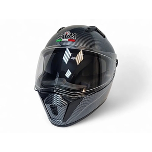 Шлем AiM JK320 глянцевый Carbon XS, фото 2