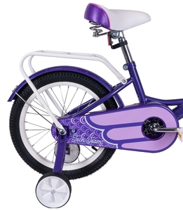 Велосипед Tech Team Firebird 16" фиолетовый (сталь) 2023, фото 4
