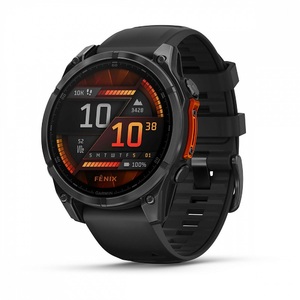 Часы Garmin Fenix 8 47mm AMOLED Slate Grey Steel Balck Sln (010-02904-09G), фото 1