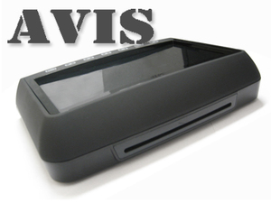 Навесной монитор на подголовник с диагональю 9" и встроенным DVD плеером Avel AVS0988T (черный)
