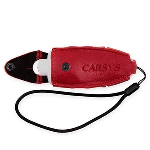Кожаный чехол для толщиномера CARSYS  DPM-816 красный