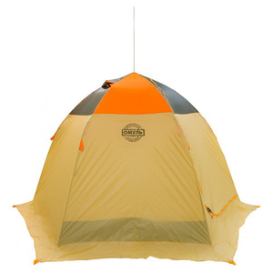 Палатка рыбака Митек Омуль 3 (оранжевый/хаки-бежевый), фото 2
