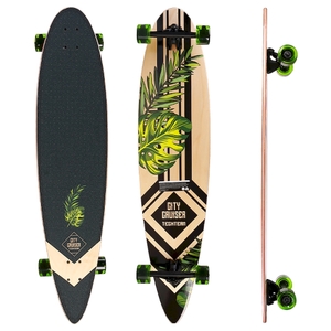 Лонгборд Tech Team City Cruiser 44x10" зеленый / green, фото 2