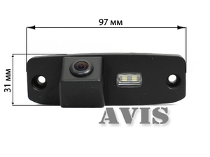 CCD штатная камера заднего вида AVEL AVS321CPR для HYUNDAI ACCENT / ELANTRA(2007-…) / IX 55 / SONATA V (2001-2007) / TERRACAN / TUCSONA (#023), фото 2