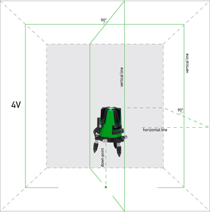 Лазерный уровень ADA 3D LINER 4V GREEN, фото 16
