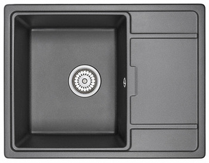 Мойка для кухни GRANULA 6503 (GR-6503 черный) чёрный, фото 1