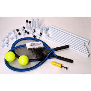 Набор для игры в теннис (состав набора: 2 большие пластиковые теннисные ракетки, теннисная сетка, 2 мяча, насос), фото 4