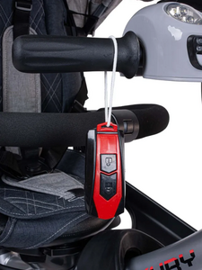 Велосипед коляска трехколесный с ручкой, Tech Team Luxury music серый 2026, фото 10