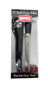 Нож филейный нож Rapala 707 (лезвие 18 см, мягк рукоятка), фото 1