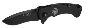 Складной нож ЗУБР Хранитель 210 мм лезвие 85 мм металлическая рукоятка наконечник для стекол 47710