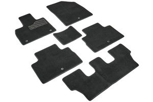 Коврики Seintex ворсовые LUX HYUNDAI PALISADE (черные 96088), фото 1