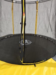Батут каркасный Tech Team KENGA PRO 12FT черный-желтый / black-yellow, фото 5