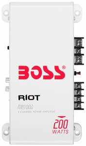 Усилитель влагозащищённый Boss Audio Marine MR1002 (2x200 Вт., класс A/B), фото 3