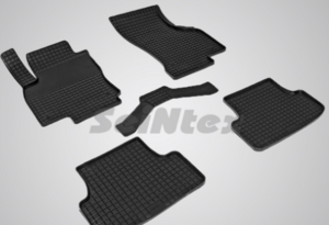 Резиновые коврики Сетка Seintex для  AUDI  A3 2012-/WV GOLF VII (компл)