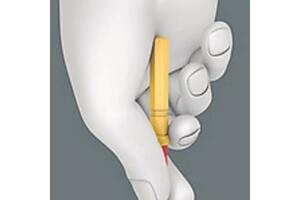 Набор насадок WERA  с отвёрткой-битодержателем, 7 предметов Kraftform Kompakt VDE 7 Universal 2 Tool Finder, фото 9