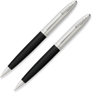 Набор подарочный FranklinCovey Lexington - Black Chrome, шариковая ручка + карандаш, M, фото 1