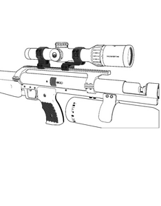 Консольные кольца Vector Optics 30 мм (1,25'') на планку Weaver (XASR-3016), фото 9