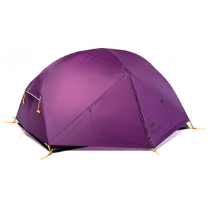 Палатка Naturehike Mongar NH17T007-M 20D двухместная сверхлегкая, фиолетовая